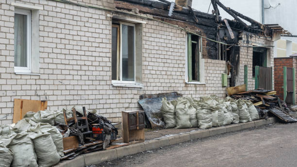 Professional Fire Damage Removal technician working in Dundas, MN